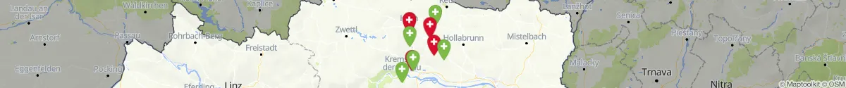 Map view for Pharmacies emergency services nearby Gars am Kamp (Horn, Niederösterreich)